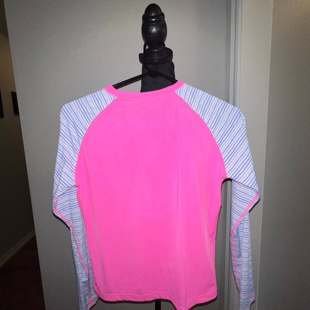 Vineyard Vines Bright Pink Performance Shirt
